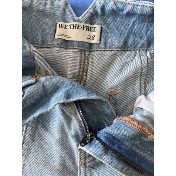 Free People We The Free Extreme Measures Barrel Short Break The Rules Jean 28 - Picture 5 of 7